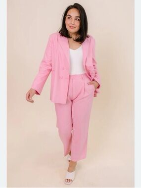 Ivy City Co Women's Pink Power Suit XL